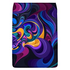 Colorful Waves Abstract Waves Curves Art Abstract Material Material Design Removable Flap Cover (s) by Semog4