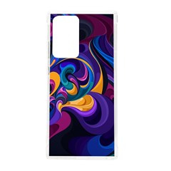 Colorful Waves Abstract Waves Curves Art Abstract Material Material Design Samsung Galaxy Note 20 Ultra Tpu Uv Case