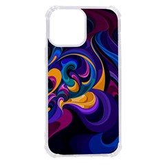 Colorful Waves Abstract Waves Curves Art Abstract Material Material Design Iphone 13 Pro Max Tpu Uv Print Case