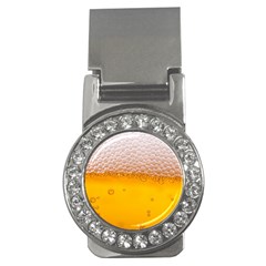 Beer Texture Liquid Bubbles Money Clips (cz)  by Semog4