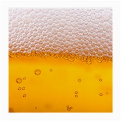 Beer Texture Liquid Bubbles Medium Glasses Cloth by Semog4