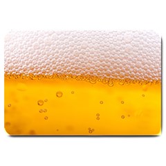 Beer Texture Liquid Bubbles Large Doormat by Semog4