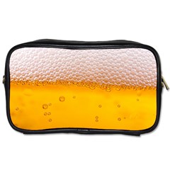 Beer Texture Liquid Bubbles Toiletries Bag (two Sides) by Semog4