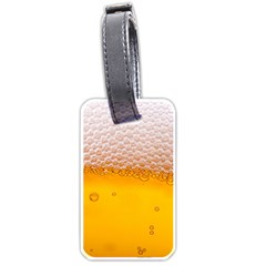 Beer Texture Liquid Bubbles Luggage Tag (one Side) by Semog4