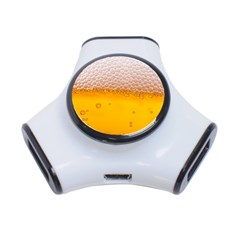 Beer Texture Liquid Bubbles 3-port Usb Hub