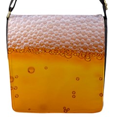 Beer Texture Liquid Bubbles Flap Closure Messenger Bag (s) by Semog4