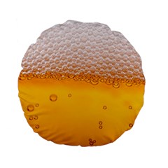 Beer Texture Liquid Bubbles Standard 15  Premium Flano Round Cushions by Semog4