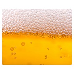 Beer Texture Liquid Bubbles Two Sides Premium Plush Fleece Blanket (medium) by Semog4