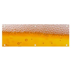 Beer Texture Liquid Bubbles Banner And Sign 6  X 2  by Semog4