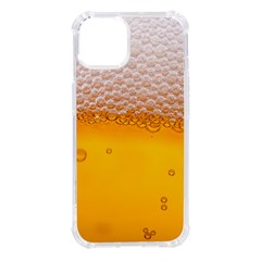 Beer Texture Liquid Bubbles Iphone 14 Tpu Uv Print Case