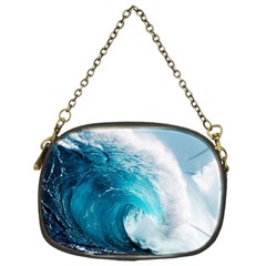 Tsunami Big Blue Wave Ocean Waves Water Chain Purse (one Side) by Semog4