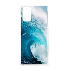 Tsunami Big Blue Wave Ocean Waves Water Samsung Galaxy Note 20 Tpu Uv Case by Semog4