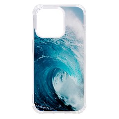 Tsunami Big Blue Wave Ocean Waves Water Iphone 14 Pro Tpu Uv Print Case