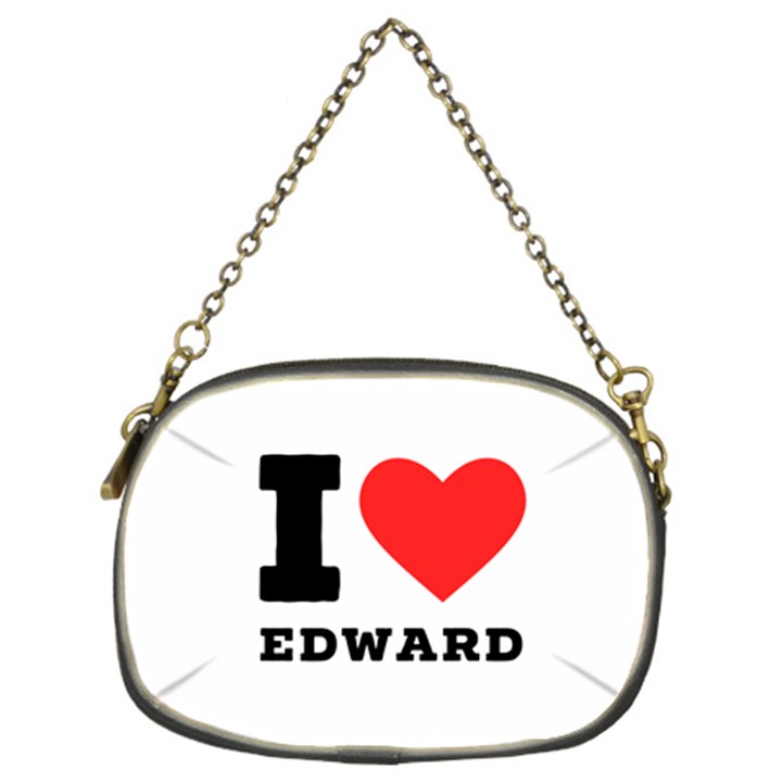 I love edward Chain Purse (Two Sides)