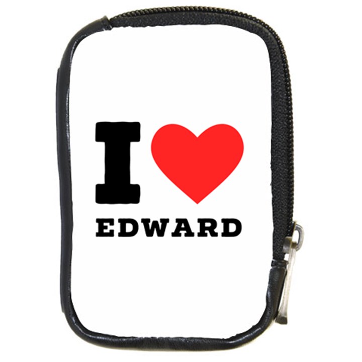 I love edward Compact Camera Leather Case