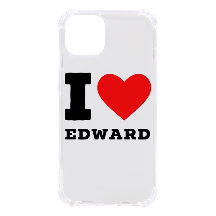 I love edward iPhone 13 TPU UV Print Case