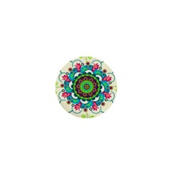 Mandala Flowers Abstract Butterflies Floral Pattern Summer 1  Mini Magnets