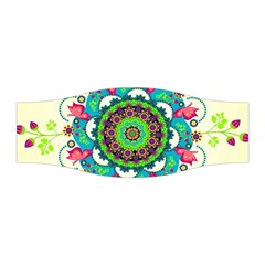 Mandala Flowers Abstract Butterflies Floral Pattern Summer Stretchable Headband by Semog4