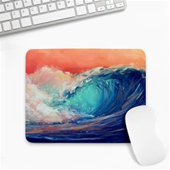 Artistic Wave Sea Small Mousepad by Semog4