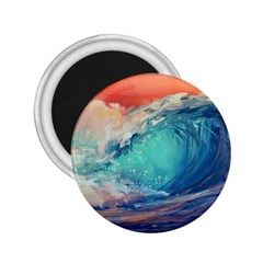 Artistic Wave Sea 2 25  Magnets by Semog4