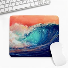 Artistic Wave Sea Large Mousepad by Semog4