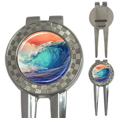 Artistic Wave Sea 3-in-1 Golf Divots by Semog4