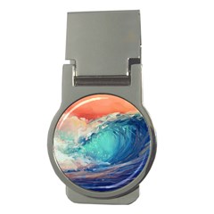 Artistic Wave Sea Money Clips (round)  by Semog4