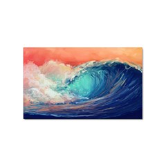 Artistic Wave Sea Sticker (rectangular) by Semog4