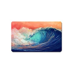 Artistic Wave Sea Magnet (name Card) by Semog4