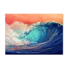 Artistic Wave Sea Sticker A4 (10 Pack) by Semog4