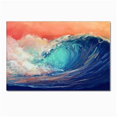 Artistic Wave Sea Postcard 4 x 6  (pkg Of 10) by Semog4