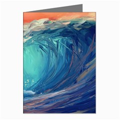 Artistic Wave Sea Greeting Cards (pkg Of 8) by Semog4