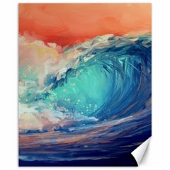 Artistic Wave Sea Canvas 11  X 14  by Semog4