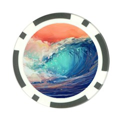 Artistic Wave Sea Poker Chip Card Guard (10 Pack) by Semog4