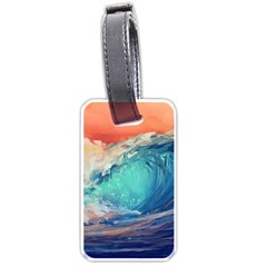 Artistic Wave Sea Luggage Tag (one Side) by Semog4