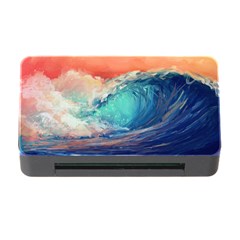 Artistic Wave Sea Memory Card Reader With Cf by Semog4