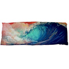 Artistic Wave Sea Body Pillow Case (dakimakura) by Semog4