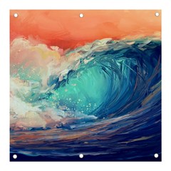 Artistic Wave Sea Banner And Sign 3  X 3  by Semog4