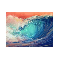 Artistic Wave Sea Premium Plush Fleece Blanket (mini) by Semog4