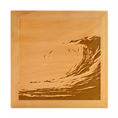 Artistic Wave Sea Wood Photo Frame Cube by Semog4