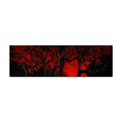 Dark Forest Jungle Plant Black Red Tree Sticker Bumper (10 Pack)