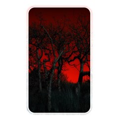 Dark Forest Jungle Plant Black Red Tree Memory Card Reader (rectangular) by Semog4