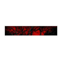 Dark Forest Jungle Plant Black Red Tree Premium Plush Fleece Scarf (mini) by Semog4