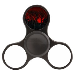 Dark Forest Jungle Plant Black Red Tree Finger Spinner by Semog4