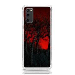 Dark Forest Jungle Plant Black Red Tree Samsung Galaxy S20 6 2 Inch Tpu Uv Case by Semog4