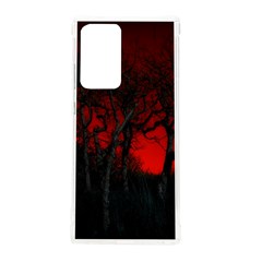 Dark Forest Jungle Plant Black Red Tree Samsung Galaxy Note 20 Ultra Tpu Uv Case by Semog4