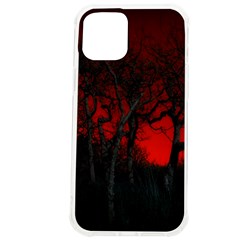 Dark Forest Jungle Plant Black Red Tree Iphone 12 Pro Max Tpu Uv Print Case