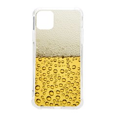 Texture Pattern Macro Glass Of Beer Foam White Yellow Art Iphone 11 Pro Max 6 5 Inch Tpu Uv Print Case by Semog4