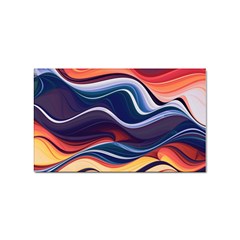 Wave Of Abstract Colors Sticker Rectangular (100 Pack) by Semog4