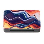 Wave Of Abstract Colors Memory Card Reader with CF Front